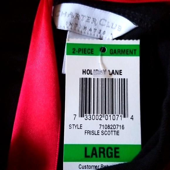 Scotty Dog Charter Club XL Pajamas - Picture 3 of 6